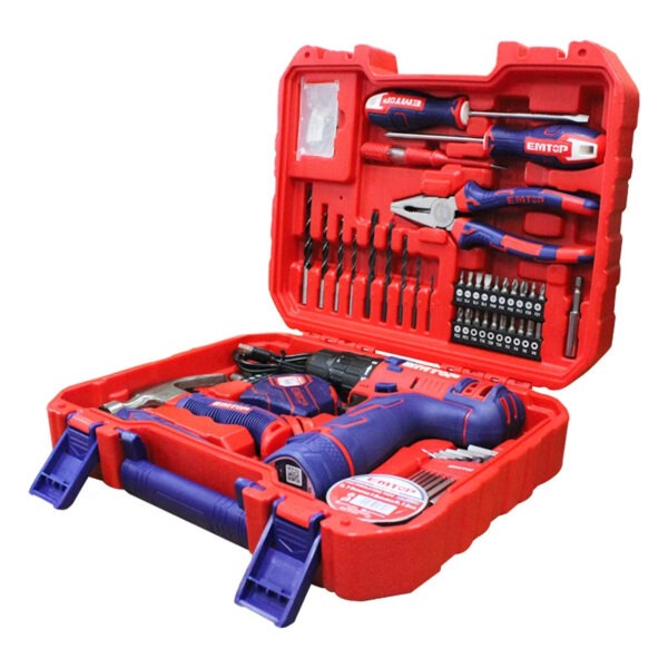 ست‌ دریل شارژی 96 پارچه 12 ولت امتاپ مدل EEDK09601 - تصویر 2