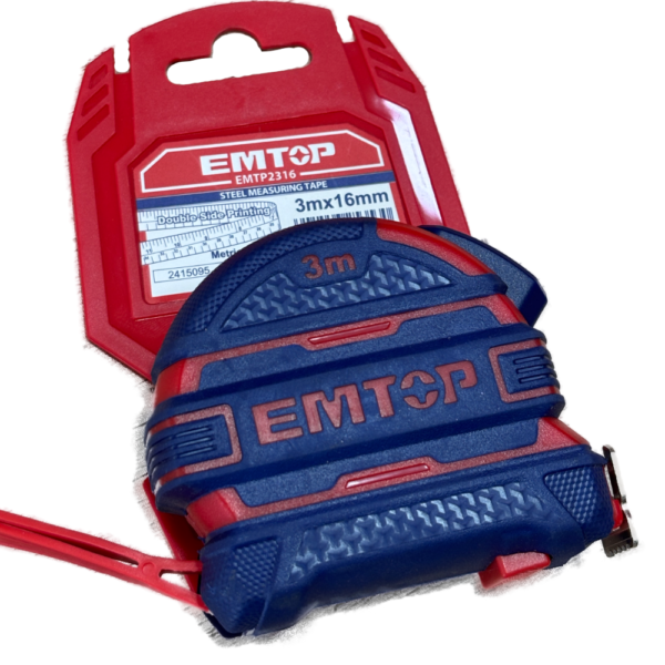 متر نواری اتوماتیک روکش‌دار ۳ متری امتاپ مدل EMTP2316 - تصویر 2