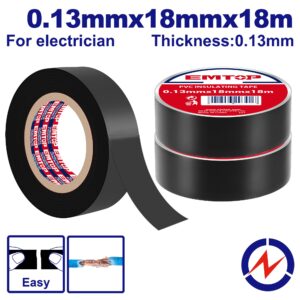 نوار چسب برق PVC مشکی امتاپ مدل EPNT1104
